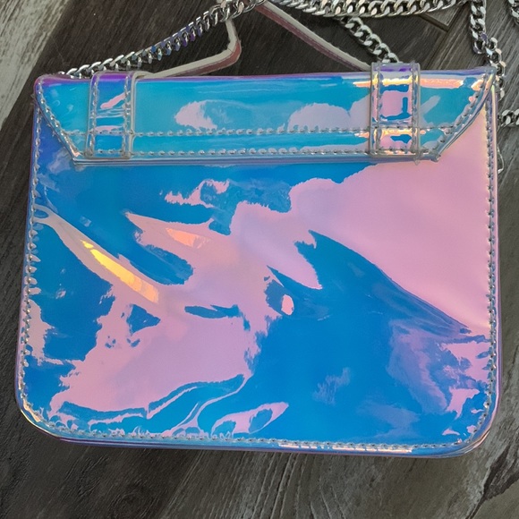 THE CHILDRENS PLACE iridescent purse with chain strap - Picture 5 of 7